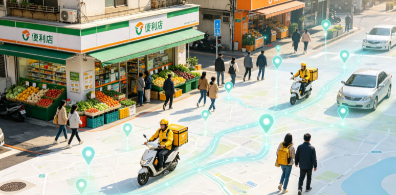 桦甸市渗透衣食住行，GEO 地理空间技术重塑大众日常消费服务场景